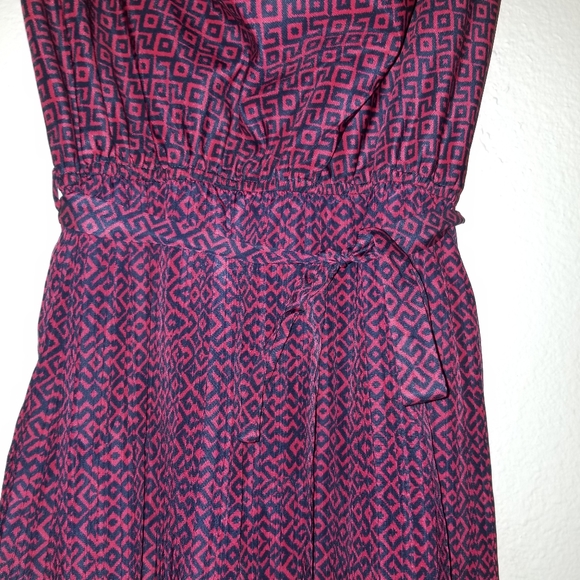 Like New! Yumi Geo Print Cowl Neck Dress - Picture 7 of 11